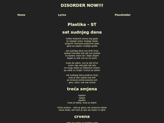 lyrics/plastika_plastika screenshot