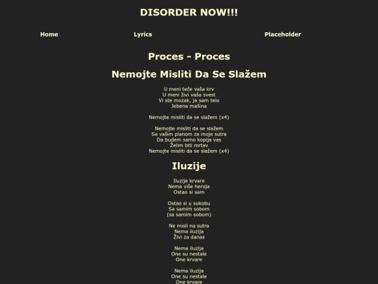 lyrics/proces_proces screenshot