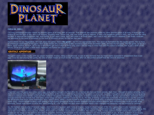 videogames/ultra64-64dd/dinosaurplanet screenshot