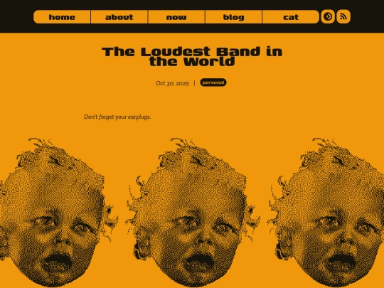 posts/the-loudest-band-in-the-world screenshot