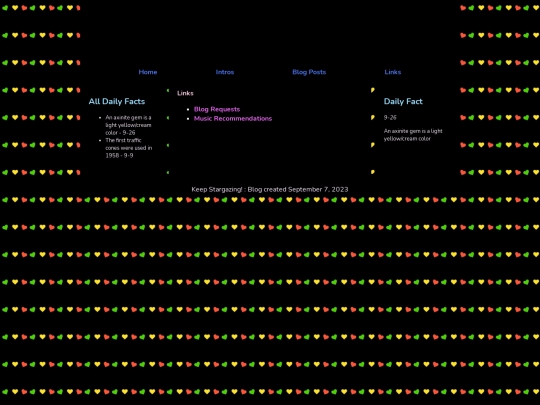 Blog/Links screenshot