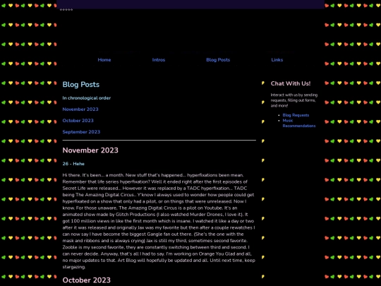 Blog/Posts screenshot