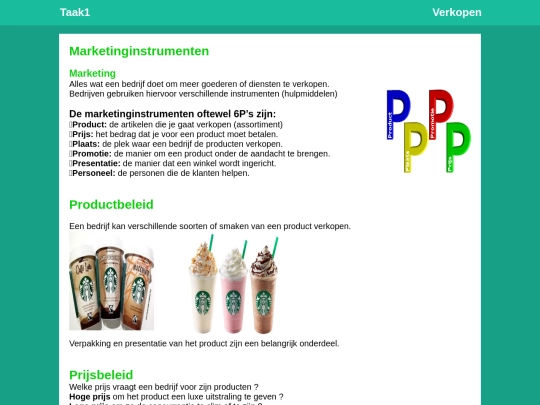 Taak1 screenshot