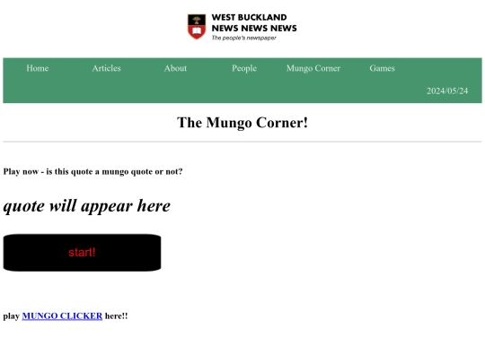 mungo_corner screenshot