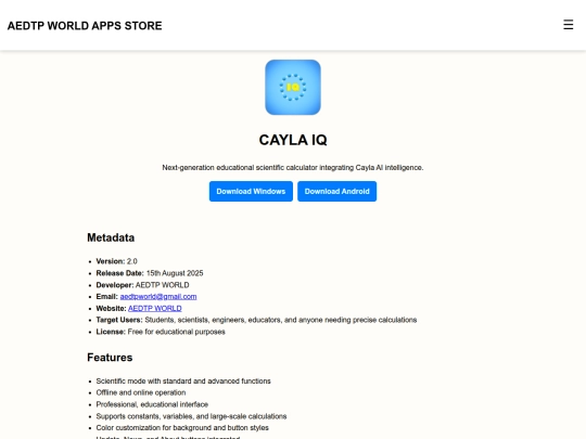 apps/caylaiq screenshot