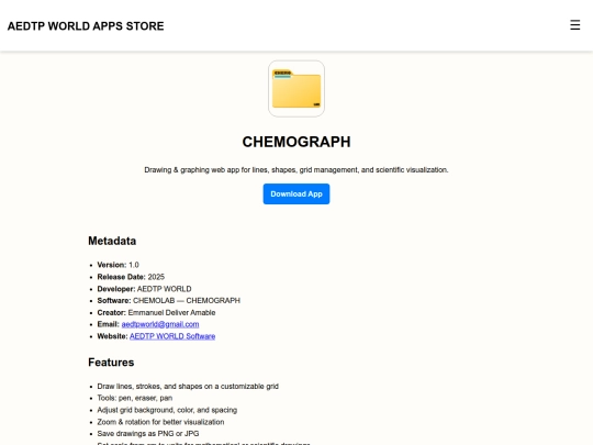apps/chemograph screenshot