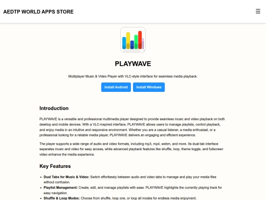 apps/playwave screenshot