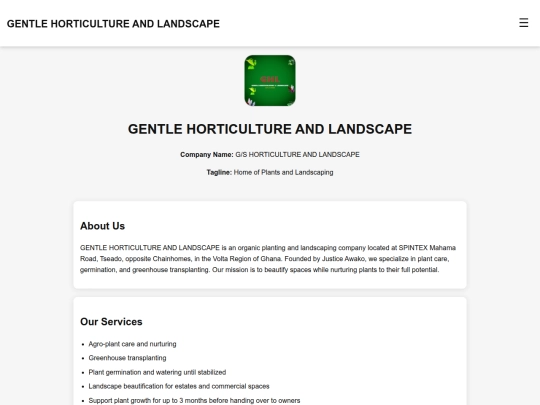 business/gshorticulture screenshot