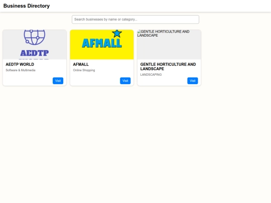 business screenshot