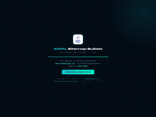 developers/awflsitemapbuilder screenshot