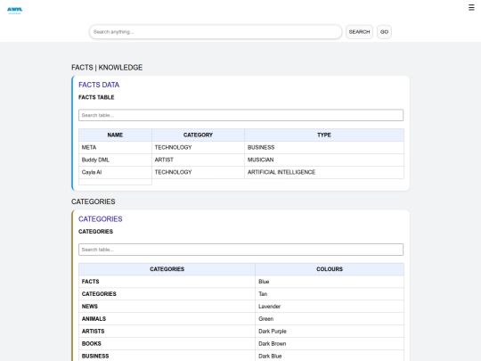 search screenshot