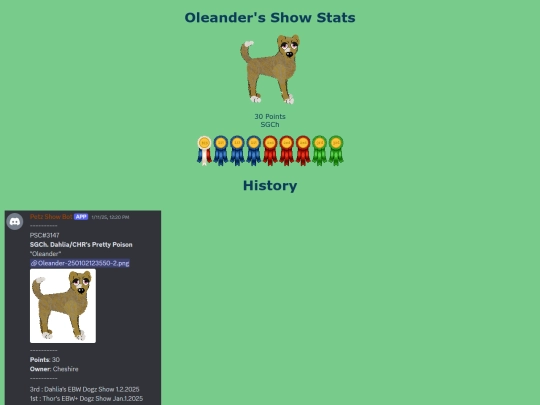 Show Pages/Oleander-show screenshot