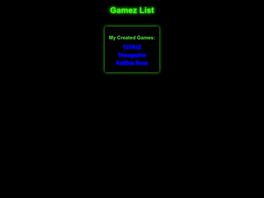 gamezlist screenshot