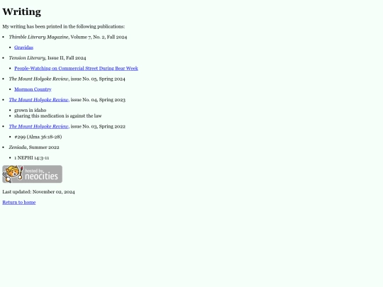 hobbies/writing screenshot