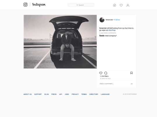 instagram/feb screenshot