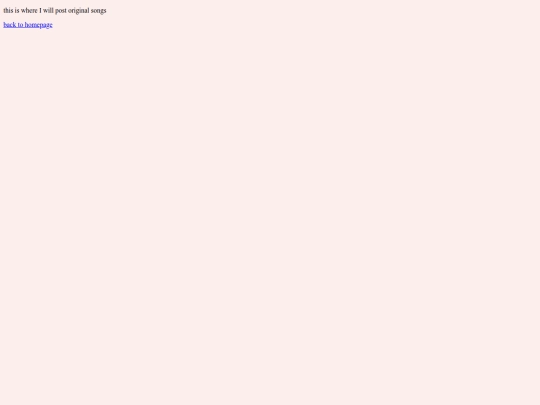 originalSongs screenshot