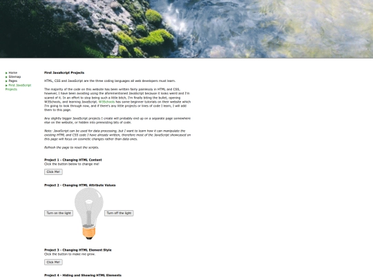pages/javascript screenshot