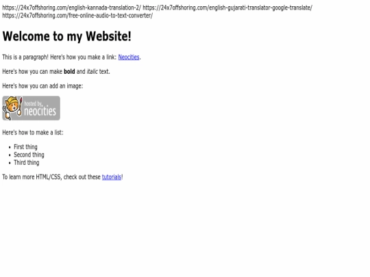 index screenshot