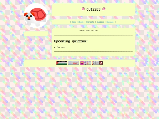 Quizzes screenshot