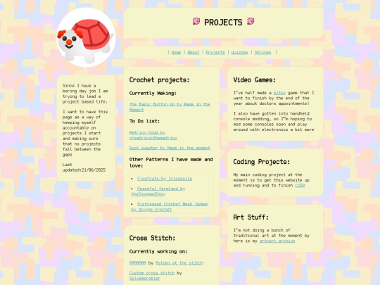 projects screenshot
