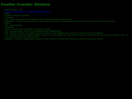 glossary screenshot