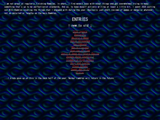 ramble/mini2025/ministart screenshot