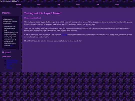 index screenshot