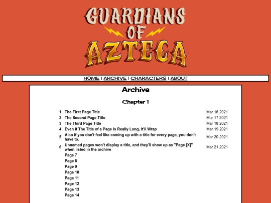 Guardians of Azteca/archive screenshot
