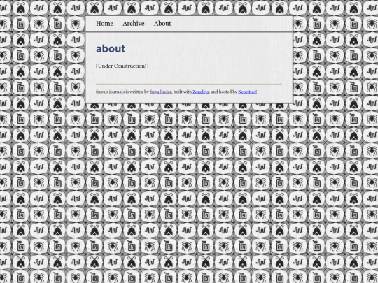 journal/about screenshot