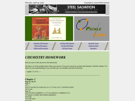 chemhw screenshot