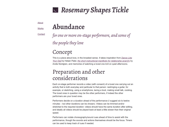 works/abundance screenshot