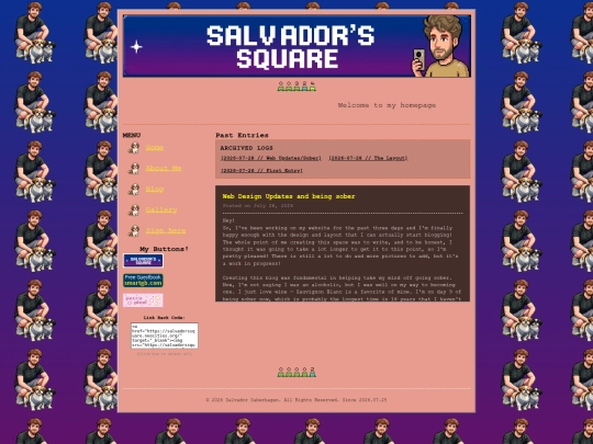 blog screenshot