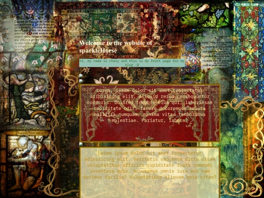 my website screenshot