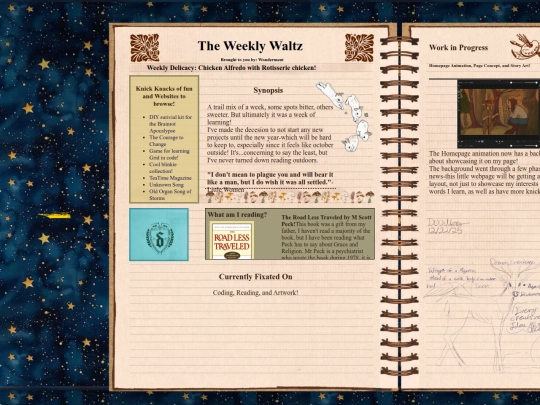 weeklyblog screenshot