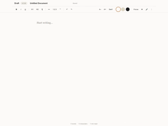 draft screenshot