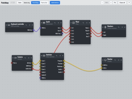 patchbay screenshot