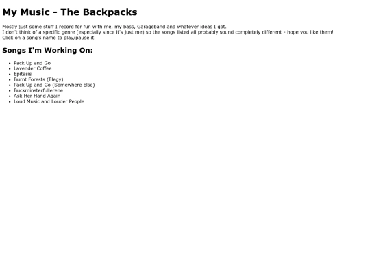 thebackpacks screenshot