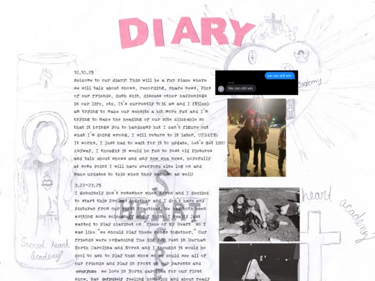 diary screenshot