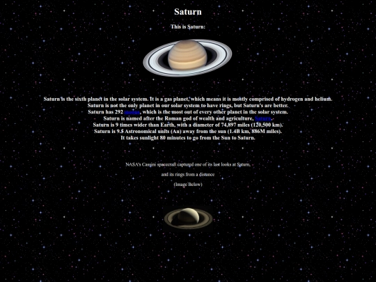 saturn screenshot