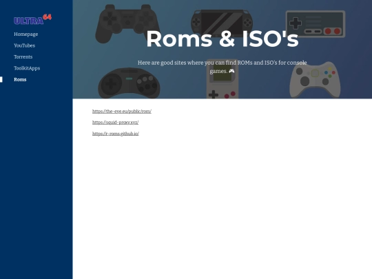 Roms screenshot