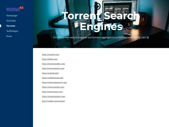 Torrents screenshot