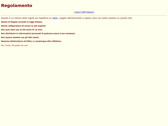 regole screenshot