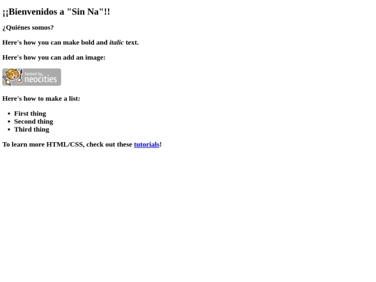 Sinna screenshot