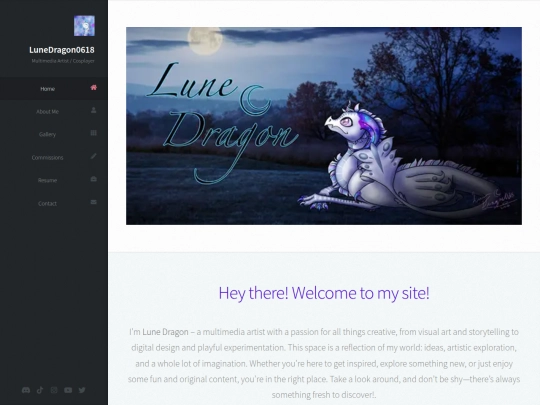 Web Essentials Final-Portfolio Site screenshot