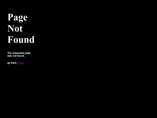 not_found screenshot