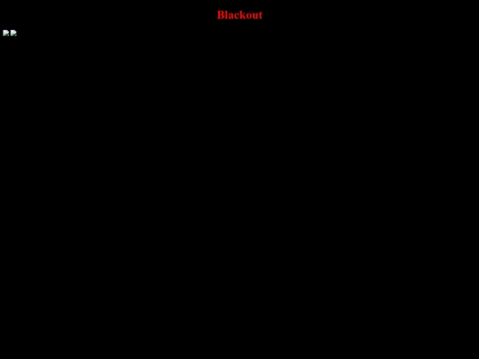 Blackout Website screenshot