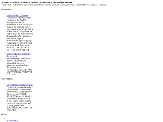 resources screenshot