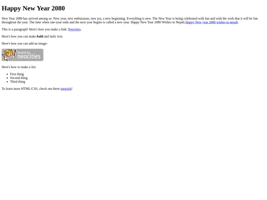 index screenshot