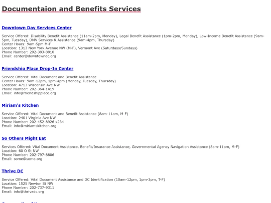 Documents-Benefits screenshot