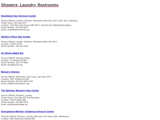 showers-laundry-restrooms screenshot